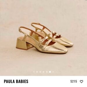 Sezane Paula Babies - gold- size 39